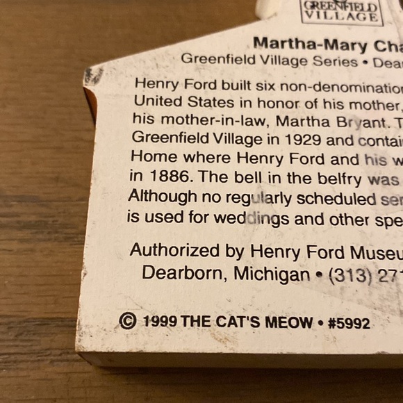 1999 "The Cats Meow" Village Decor - Picture 6 of 12